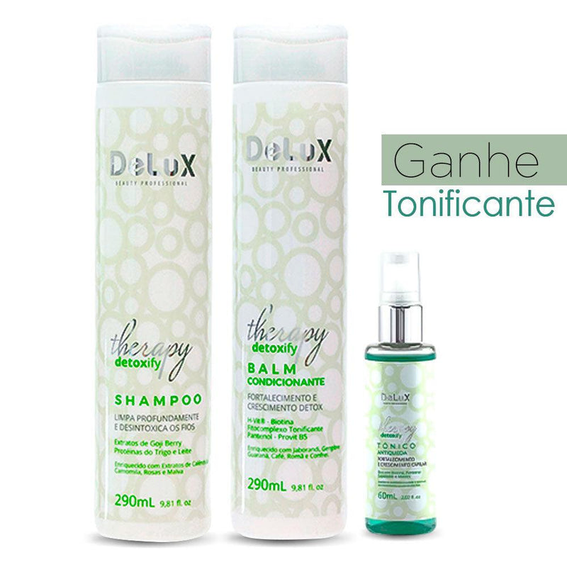 Kit Detoxify Home (290ml) + Tonificante Grátis - Delux Professional