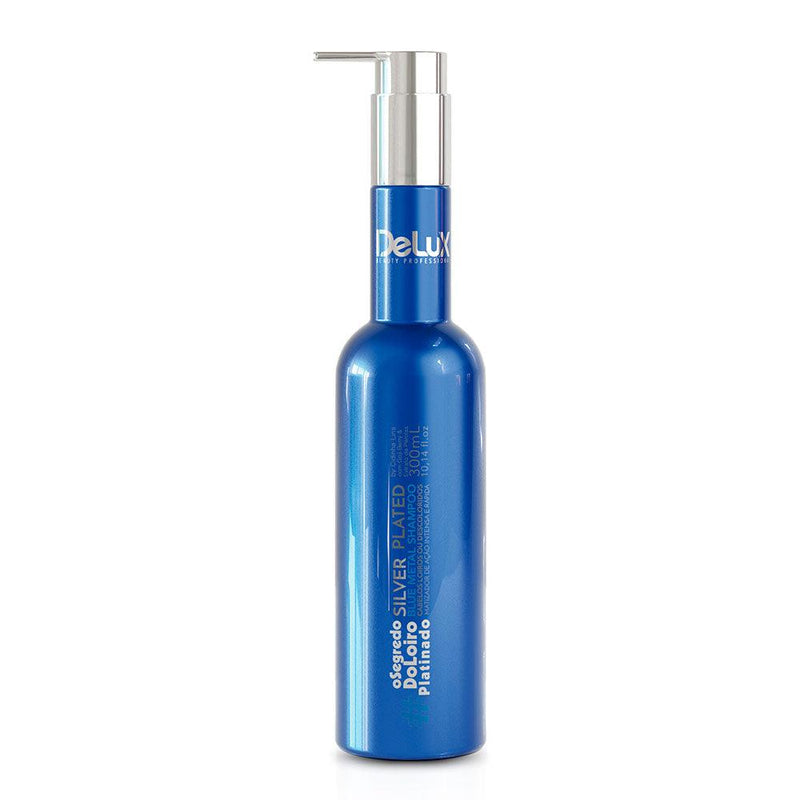 Shampoo Matizador Silver Plated Blue Metal Home - 290ml - Delux Professional